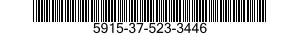 5915-37-523-3446 FILTER,RADIO FREQUENCY INTERFERENCE 5915375233446 375233446