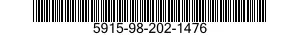 5915-98-202-1476 FILTER,RADIO FREQUENCY INTERFERENCE 5915982021476 982021476