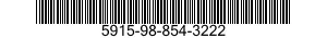 5915-98-854-3222 FILTER,BAND PASS 5915988543222 988543222