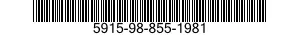 5915-98-855-1981  5915988551981 988551981