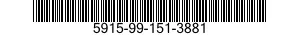 5915-99-151-3881 FILTER ASSEMBLY,ELECTRICAL 5915991513881 991513881