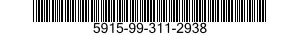 5915-99-311-2938 FILTER,RADIO FREQUENCY INTERFERENCE 5915993112938 993112938