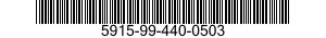 5915-99-440-0503 EMI FILTER 5915994400503 994400503