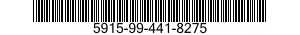 5915-99-441-8275 FILTER,RADIO FREQUENCY INTERFERENCE 5915994418275 994418275