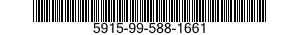 5915-99-588-1661 FILTER,RADIO FREQUENCY INTERFERENCE 5915995881661 995881661