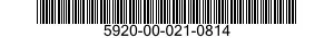 5920-00-021-0814 FUSE,CARTRIDGE 5920000210814 000210814