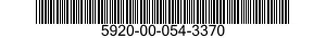 5920-00-054-3370 FUSE,CARTRIDGE 5920000543370 000543370