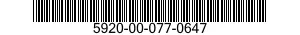 5920-00-077-0647  5920000770647 000770647