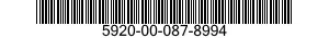 5920-00-087-8994 FUSE,CARTRIDGE 5920000878994 000878994