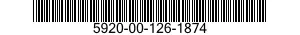 5920-00-126-1874 FUSE,INDICATOR ALARM 5920001261874 001261874