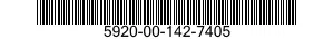 5920-00-142-7405 FUSE,CARTRIDGE 5920001427405 001427405