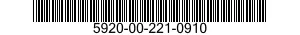 5920-00-221-0910  5920002210910 002210910