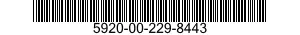5920-00-229-8443 FUSE LINK,ELECTRICAL 5920002298443 002298443