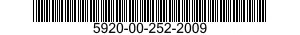 5920-00-252-2009  5920002522009 002522009