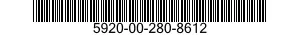 5920-00-280-8612  5920002808612 002808612