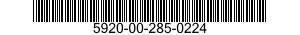 5920-00-285-0224  5920002850224 002850224