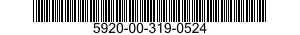 5920-00-319-0524 FUSE,CARTRIDGE 5920003190524 003190524