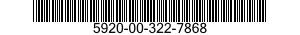 5920-00-322-7868  5920003227868 003227868