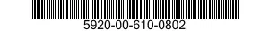 5920-00-610-0802  5920006100802 006100802