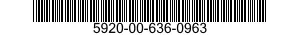 5920-00-636-0963 FUSE,CARTRIDGE 5920006360963 006360963