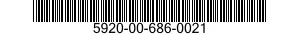 5920-00-686-0021  5920006860021 006860021