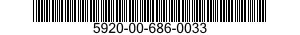 5920-00-686-0033  5920006860033 006860033