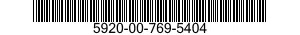 5920-00-769-5404 FUSE,CARTRIDGE 5920007695404 007695404