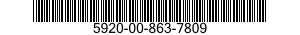 5920-00-863-7809 FUSE,CARTRIDGE 5920008637809 008637809