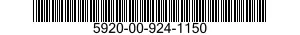 5920-00-924-1150  5920009241150 009241150