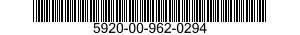 5920-00-962-0294  5920009620294 009620294