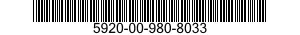 5920-00-980-8033  5920009808033 009808033