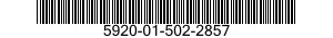 5920-01-502-2857 FUSE,CARTRIDGE 5920015022857 015022857