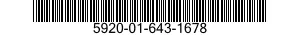 5920-01-643-1678 FUSE,ENCLOSED LINK 5920016431678 016431678
