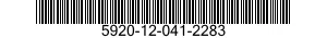 5920-12-041-2283  5920120412283 120412283