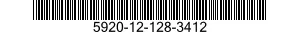 5920-12-128-3412 FUSE,CARTRIDGE 5920121283412 121283412