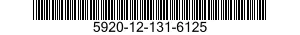 5920-12-131-6125 FUSE,CARTRIDGE 5920121316125 121316125