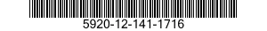 5920-12-141-1716 FUSE,CARTRIDGE 5920121411716 121411716