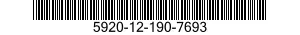 5920-12-190-7693 FUSE,CARTRIDGE 5920121907693 121907693