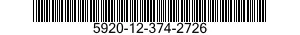 5920-12-374-2726 FUSE,CARTRIDGE 5920123742726 123742726