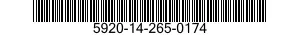 5920-14-265-0174 FUSE,CARTRIDGE 5920142650174 142650174