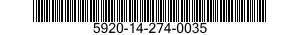 5920-14-274-0035  5920142740035 142740035