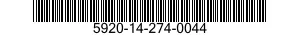 5920-14-274-0044  5920142740044 142740044
