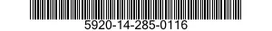 5920-14-285-0116  5920142850116 142850116