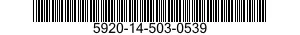 5920-14-503-0539 FUSE,CARTRIDGE 5920145030539 145030539