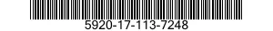 5920-17-113-7248 FUSE,CARTRIDGE 5920171137248 171137248