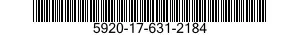 5920-17-631-2184 FUSE,CARTRIDGE 5920176312184 176312184