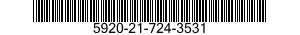 5920-21-724-3531 FUSE,CARTRIDGE 5920217243531 217243531