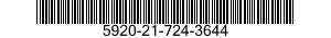 5920-21-724-3644 FUSE,CARTRIDGE 5920217243644 217243644