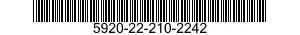 5920-22-210-2242 FUSE,ENCLOSED LINK 5920222102242 222102242