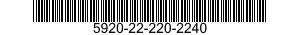5920-22-220-2240  5920222202240 222202240